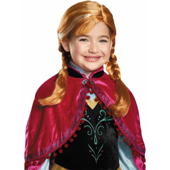 Anna Wig Girls Frozen - Picture 1 of 1